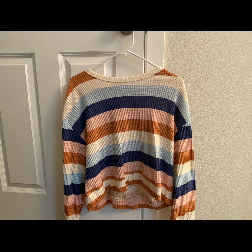 Z Supply Multicolor Striped Crop Top